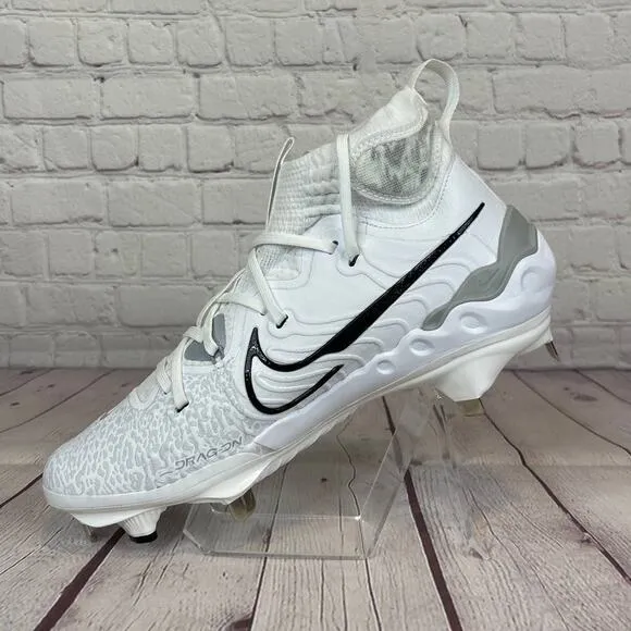 Nike Alpha Huarache NXT White Baseball Metal Cleats Mens Size 7 (DJ6517-100)