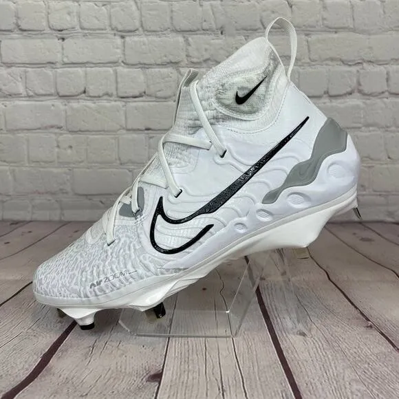 Nike Alpha Huarache NXT White Baseball Metal Cleats Mens Size 7 (DJ6517-100)
