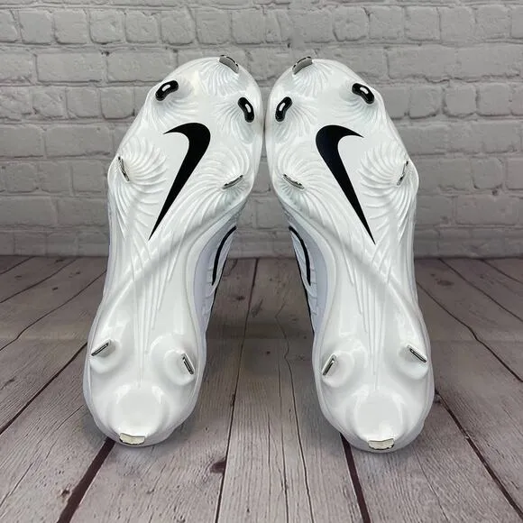 Nike Alpha Huarache NXT White Baseball Metal Cleats Mens Size 7 (DJ6517-100)