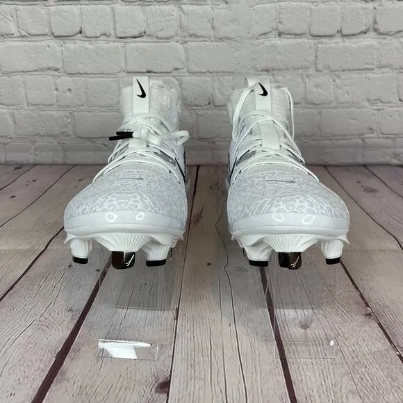 Nike Alpha Huarache NXT White Baseball Metal Cleats Mens Size 7 (DJ6517-100)