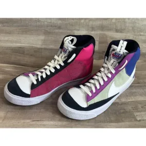 Nike Blazer '77 Mid GS 'Honeydew Ultramarine' Size 5Y. EUC