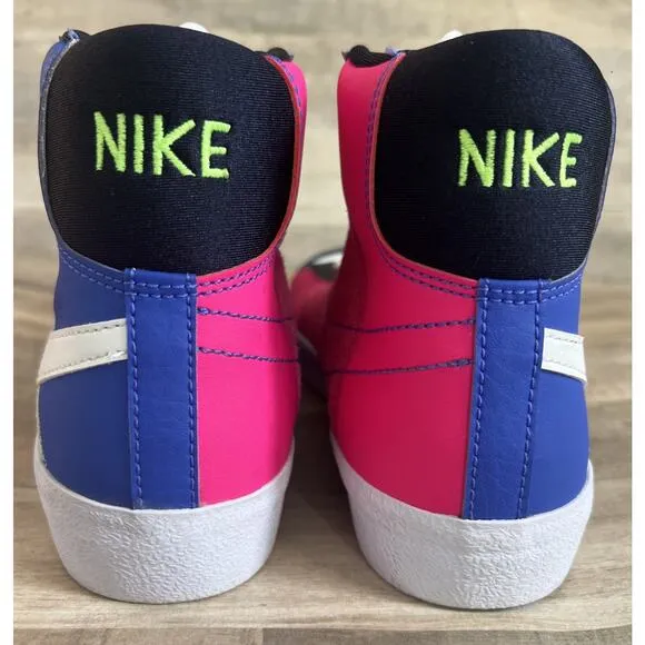 Nike Blazer '77 Mid GS 'Honeydew Ultramarine' Size 5Y. EUC