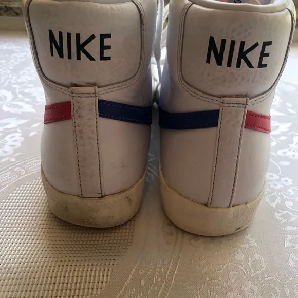 Nike Blazer Mid 77 Vintage White High-Top Sneakers Lace-Up Shoes Men’s Size 10
