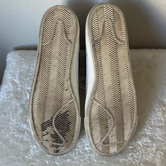 Nike Blazer Mid High Top Shoes White Pre Owned Sz 10