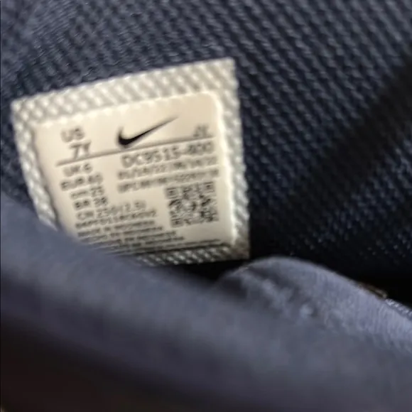 Nike Blue High-Top Sneakers with Modern Design