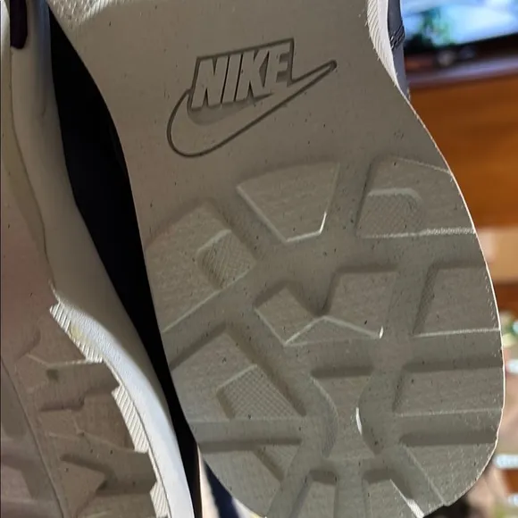 Nike Blue High-Top Sneakers with Modern Design