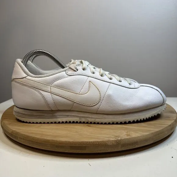 Nike Cortez 72 ‘08 Mens Size 7.5 White Leather Low Top Athletic Shoes 316418-113