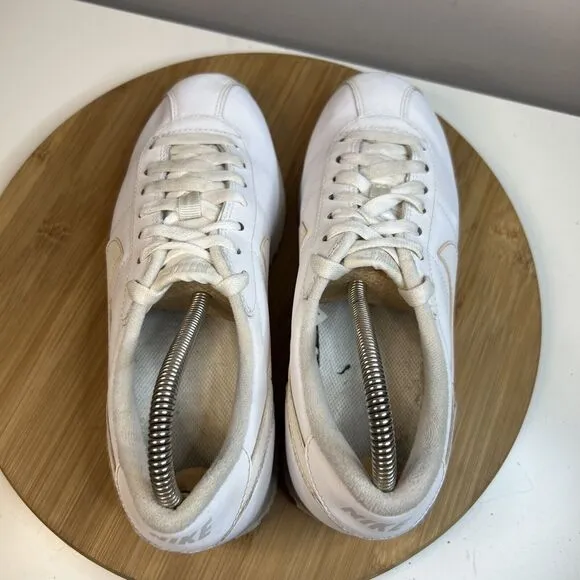Nike Cortez 72 ‘08 Mens Size 7.5 White Leather Low Top Athletic Shoes 316418-113