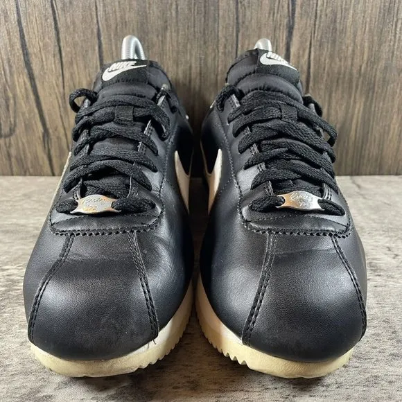 Nike Cortez Basic '72 Black Classic Low Top Sneakers Shoes Men’s Size 8