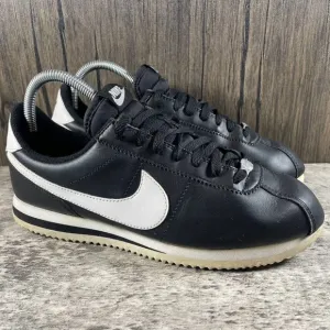 Nike Cortez Basic '72 Black Classic Low Top Sneakers Shoes Men’s Size 8