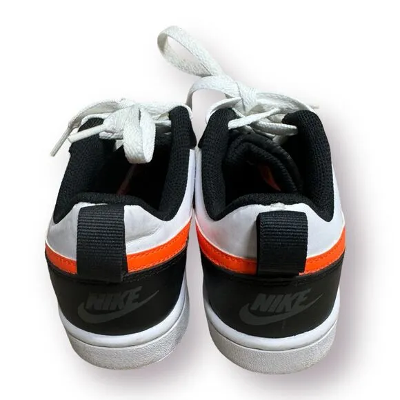 Nike Court Borough Low 2 Shoes BQ5448-115 Big Kids 3.5Y White/Black Skate JAB156