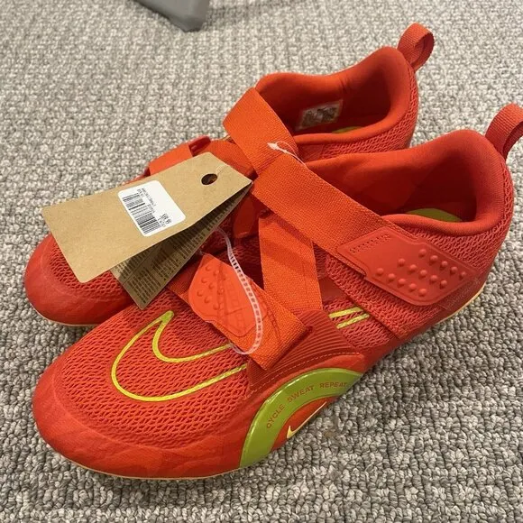 Nike Cycling Shoes Mens Sz 11.5 SuperRep Cycle ll Next Nature Red DH3396-601 NWT