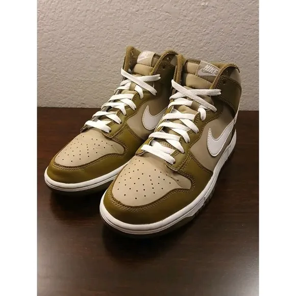 Nike Dunk High Mocha - DJ6189-201- Sneakers Shoes Very Clean -Size 8 #651