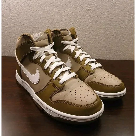 Nike Dunk High Mocha - DJ6189-201- Sneakers Shoes Very Clean -Size 8 #651