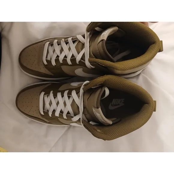 Nike Dunk High Mocha - DJ6189-201- Sneakers Shoes Very Clean -Size 8 #651