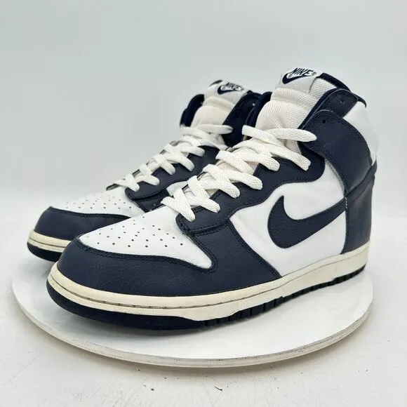 Nike Dunk High Villanova Men Size 11.5 309432 141 Midnight Navy White Shoes