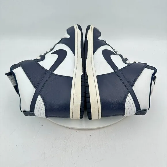 Nike Dunk High Villanova Men Size 11.5 309432 141 Midnight Navy White Shoes