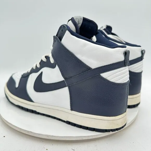Nike Dunk High Villanova Men Size 11.5 309432 141 Midnight Navy White Shoes
