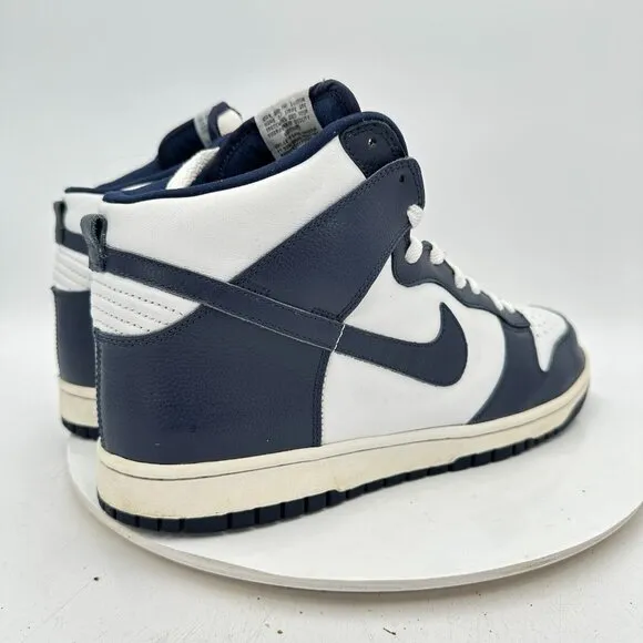 Nike Dunk High Villanova Men Size 11.5 309432 141 Midnight Navy White Shoes