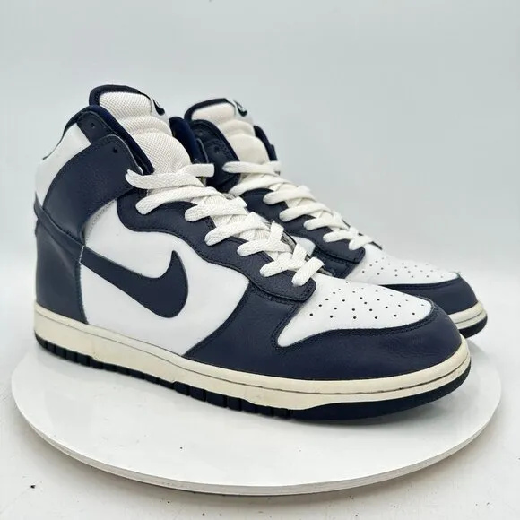 Nike Dunk High Villanova Men Size 11.5 309432 141 Midnight Navy White Shoes