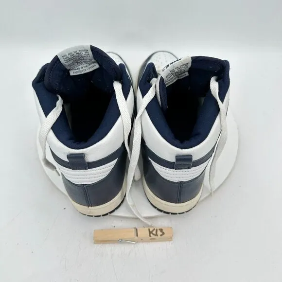 Nike Dunk High Villanova Men Size 11.5 309432 141 Midnight Navy White Shoes