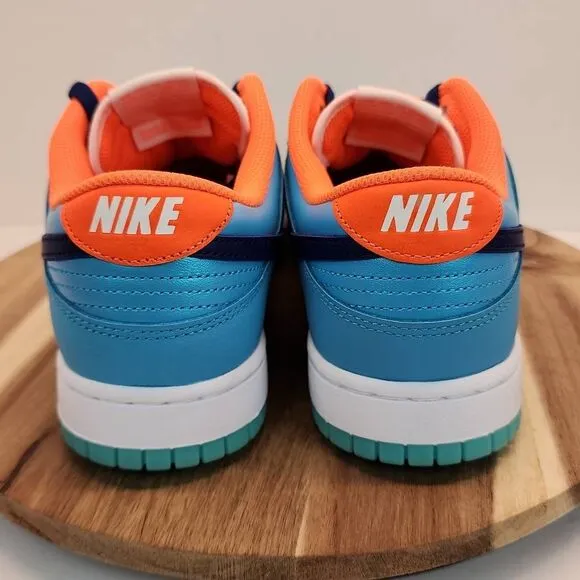 Nike Dunk Low SE &quot;Baltic Blue/Deep Royal Blue/Total Orange&quot; Men's Shoe Size 9.5