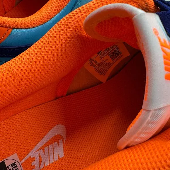 Nike Dunk Low SE Blue Orange Men’s 10/Wmns 11.5 Glow Sole Streetwear NWOB