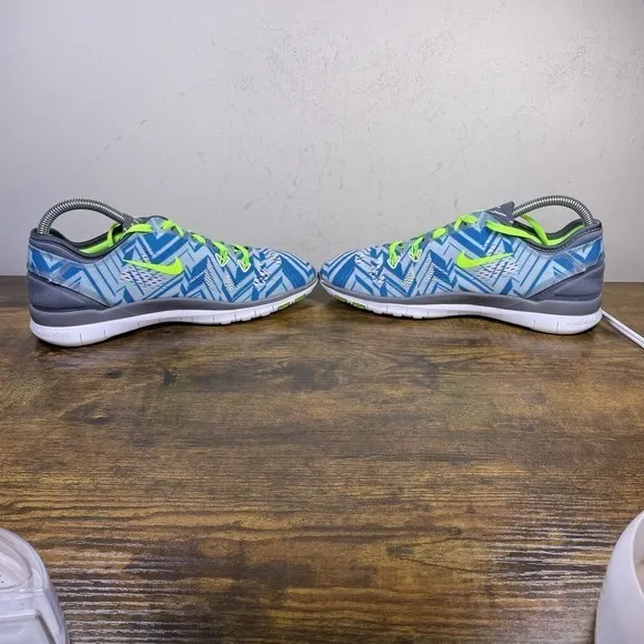 Nike Free Trail Fit 5.0‎ TR 5 Women's Size 8 Blue Green Running Shoes