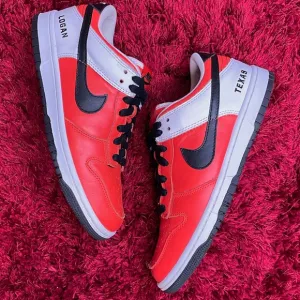 Nike ID Dunk Low Orange Black 533129-991 Men’s 7.5 Women’s 9