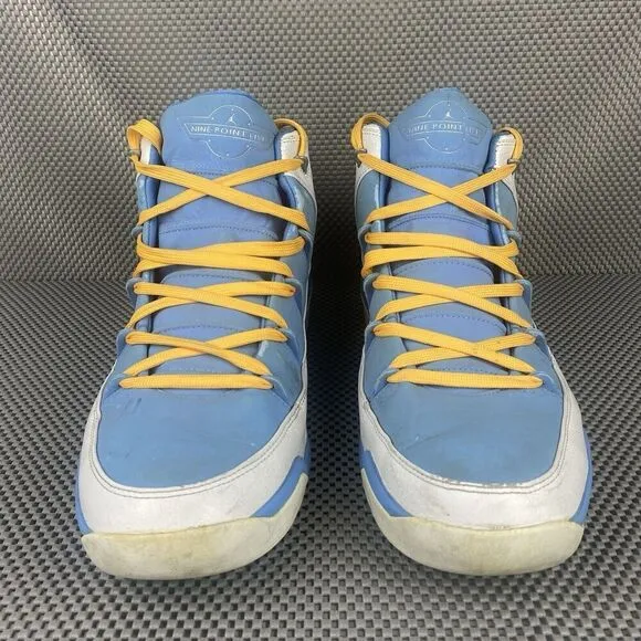 Nike Jordan 9.5 Basketball Shoes Mens Size 16 Blue White Lace Up Hi Top