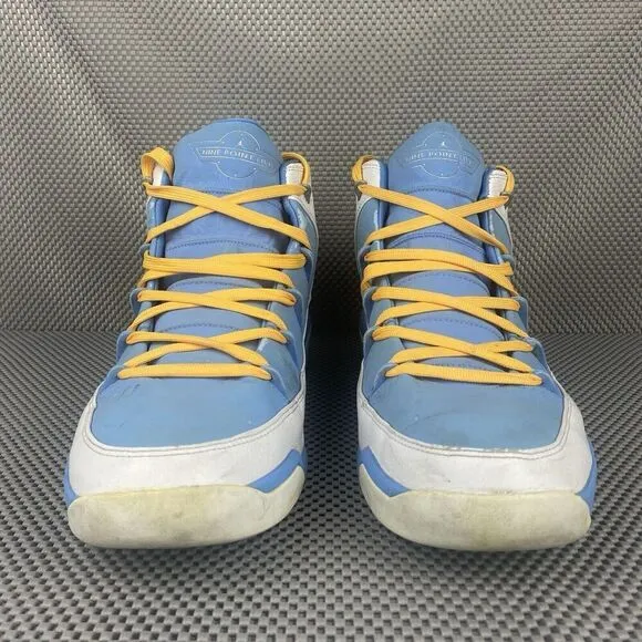 Nike Jordan 9.5 Basketball Shoes Mens Size 16 Blue White Lace Up Hi Top