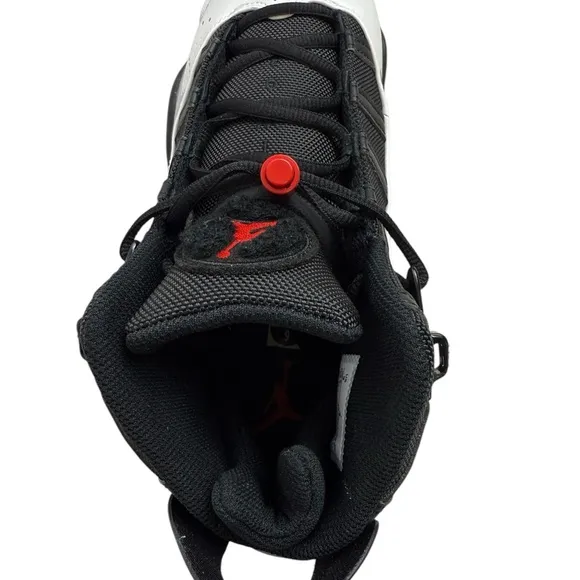 Nike Jordan Men’s Shoes 6 Rings Size 9 Black-University Red-White New