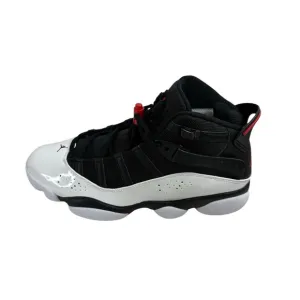 Nike Jordan Men’s Shoes 6 Rings Size 9 Black-University Red-White New