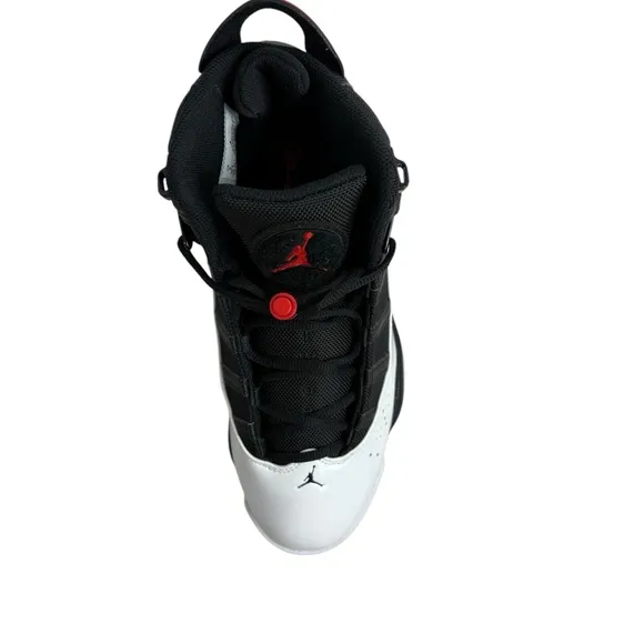 Nike Jordan Men’s Shoes 6 Rings Size 9 Black-University Red-White New