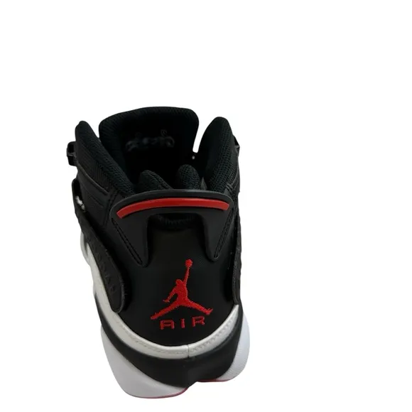 Nike Jordan Men’s Shoes 6 Rings Size 9 Black-University Red-White New