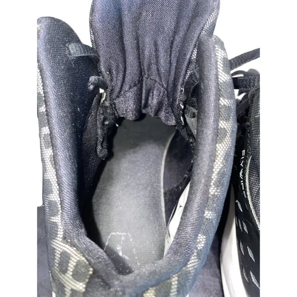 Nike Jordan Rising High Flight Speed Basketball Shoes Size 7 Black White