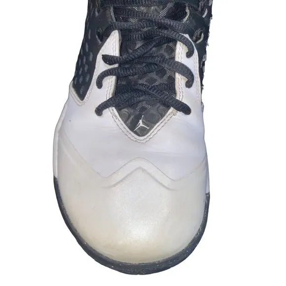 Nike Jordan Rising High Flight Speed Basketball Shoes Size 7 Black White