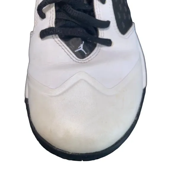 Nike Jordan Rising High Flight Speed Basketball Shoes Size 7 Black White