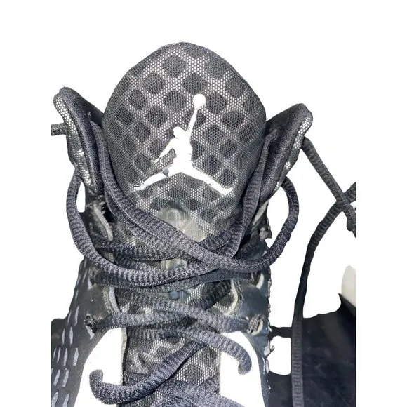 Nike Jordan Rising High Flight Speed Basketball Shoes Size 7 Black White