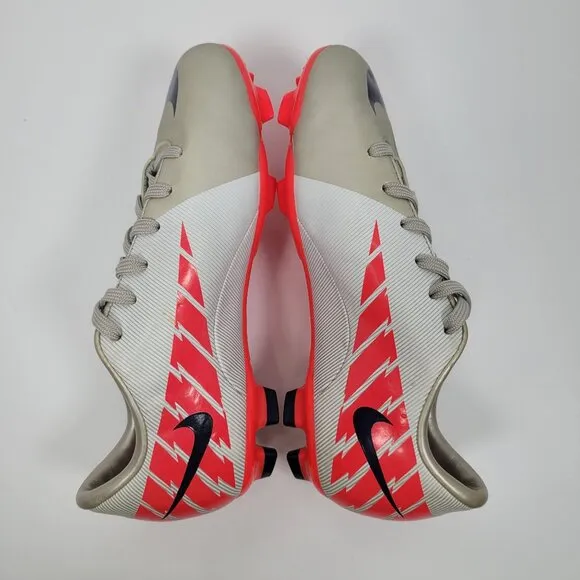 Nike Jr Mercurial Victory ll FG Gray Cleats 442008 051 US Size 2Y