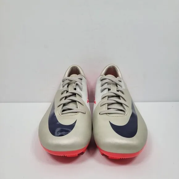 Nike Jr Mercurial Victory ll FG Gray Cleats 442008 051 US Size 2Y