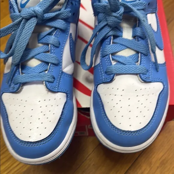 Nike Kids Blue and White Shoes