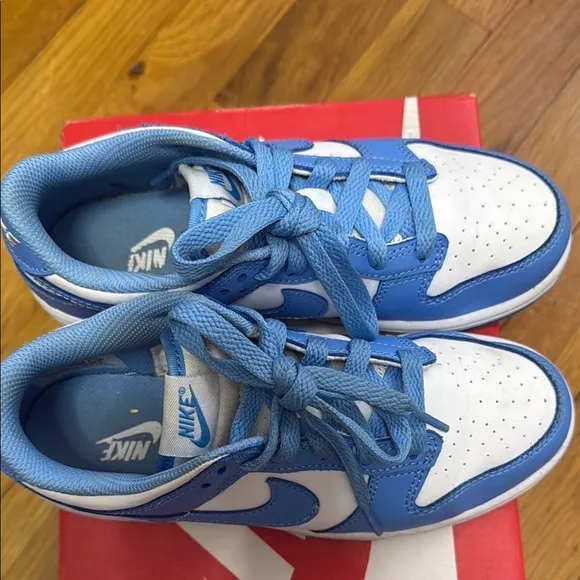 Nike Kids Blue and White Shoes