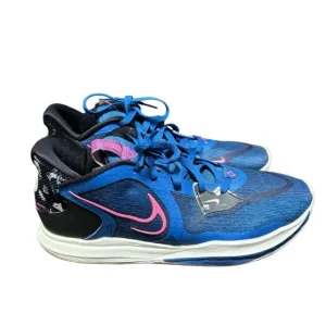 NIKE KYRIE 5 LOW Dark Marina Blue/Pinksicle/Black/ Viotech Shoes DJ6012-400