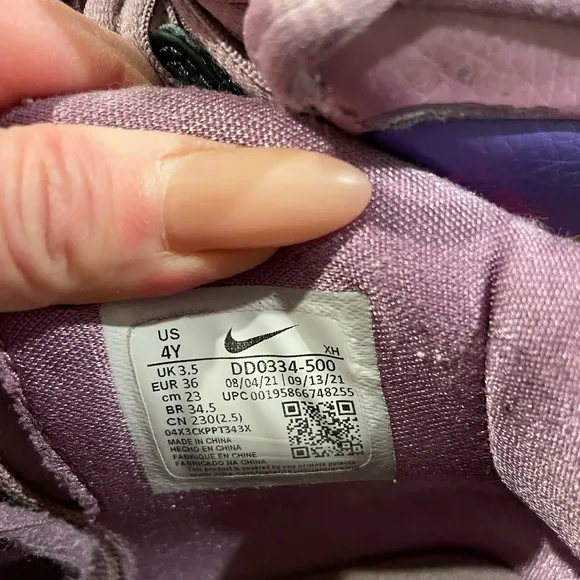 Nike Kyrie Infinity Purple Gold GS Irving Basketball Shoes DD0334-500