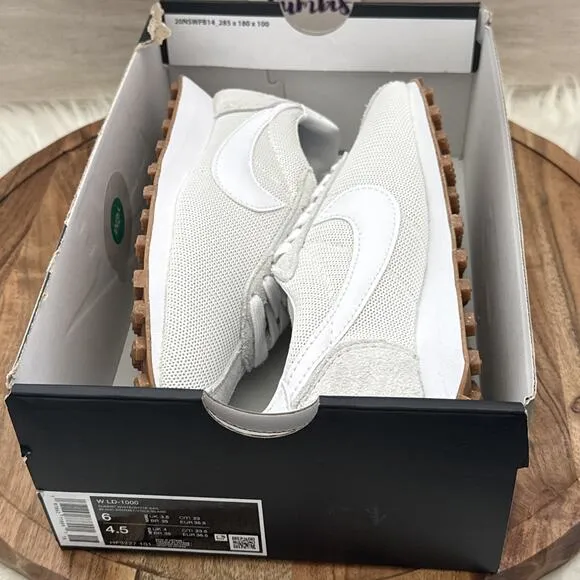Nike LD-1000 Women's Size 6 White Gum Athletic Running Shoes HF3227 101