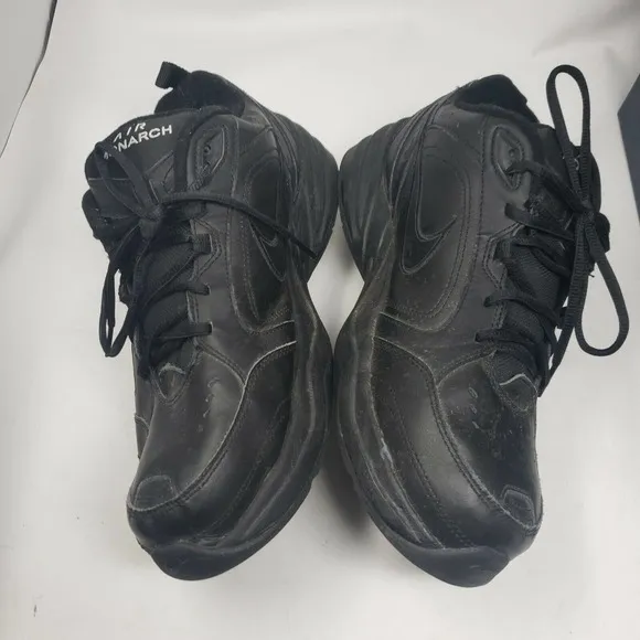Nike Mens Air Monarch IV Sneaker Shoes‎ Black 416355-001 Low Top Lace Up 10.5
