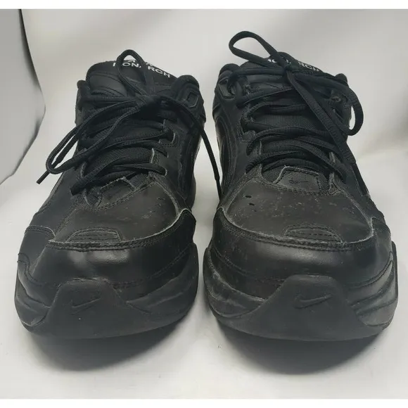 Nike Mens Air Monarch IV Sneaker Shoes‎ Black 416355-001 Low Top Lace Up 10.5