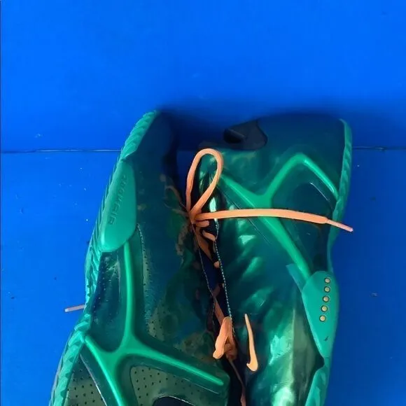 Nike Mens Basketball Shoes Zoom Hyperflight Green 599503-300 2013 Mid Top 10.5