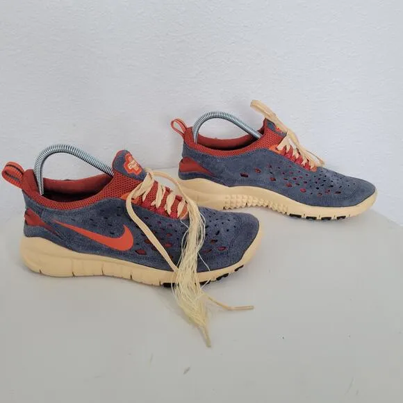 Nike Men's Free Trail 5.0 Blue &amp; Red CW5814 Size 8.5 **READ